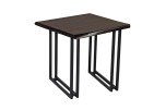 Manzanita Midnight End Table with Different Bases, VCS-ET23M