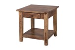 Tahoe Harvest End Table With Drawer, SBA-9010H