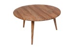 Urban Sheesham Wood Round Coffee Table by Porter Designs