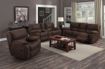Ramsey Rodeo Brown Leather-Look Reclining Set, M6016N