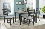 Martin Gray 5pc Dining Set [Table + 4 Chairs], DMT3005DS