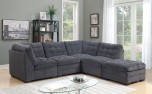 Morrison Charcoal Microfiber Sectional by Porter Designs