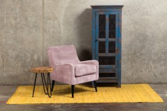 Kristina Blush Pink Accent Chair designed in Portland,Oregon by Porter Designs