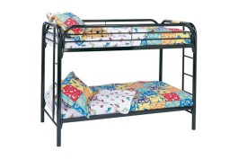 Fordham Twin Bunk Beds In Black, Bunk Beds Olympia Wa